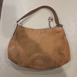Michael Kors Camel Suede Hobo Bag